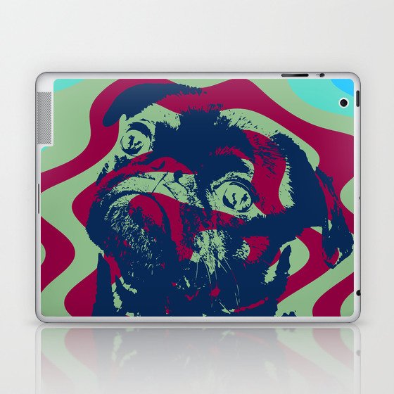 Pop art pug Laptop & iPad Skin