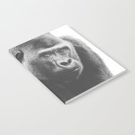 Silverback Gorilla (black + white) Notebook