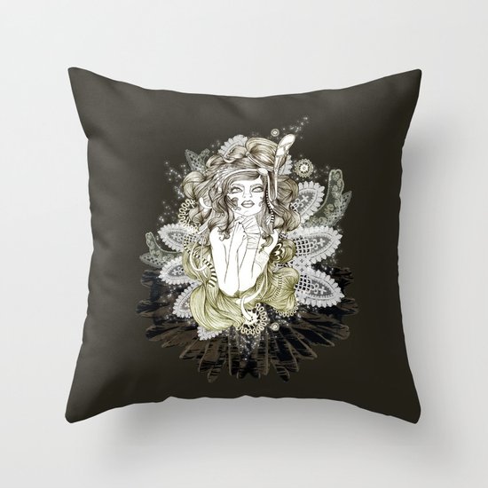 Warrior Throw Pillow