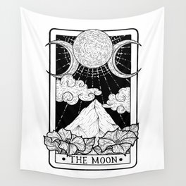 The Moon Tarot Card Wall Tapestry
