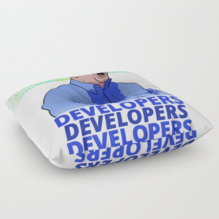 Steve Ballmer: Developers Developers! Floor Pillow