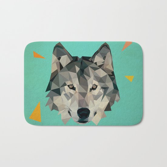 wolf Bath Mat