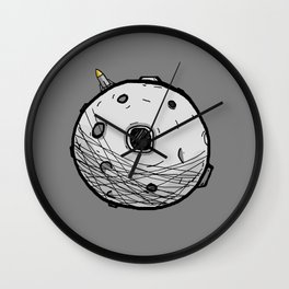 We got to the Moon Wall Clock