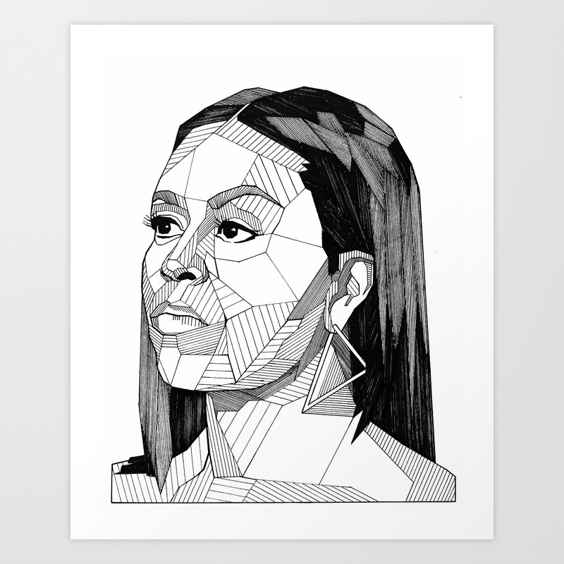 Michelle Obama Art Print By Sdryan Society6