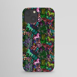 Magical Rainbow Unicorn Forest iPhone Case