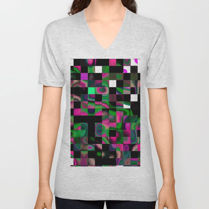 Tribute to the Pixel 74 V Neck T Shirt