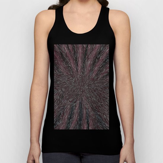 Abstract - Raven Flow. Unisex Tank Top