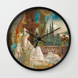The dreaming alchemist - Gustave Moreau Wall Clock