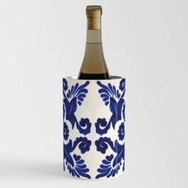 Talavera mexican tile traditional blue ceramic mosaic Wine Chiller