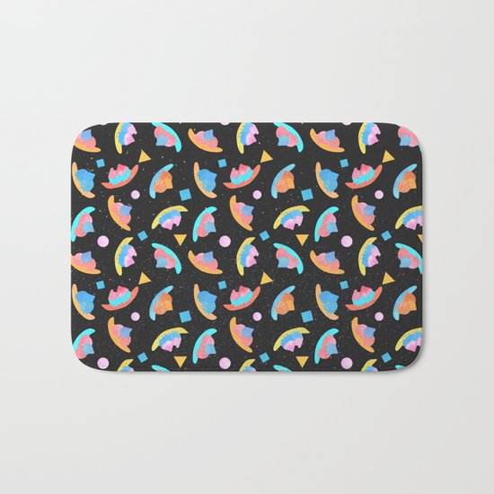 Cosmic Banana Split Bath Mat