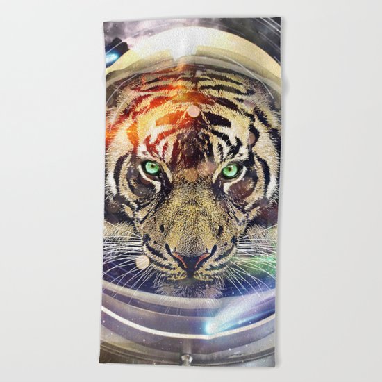 Astro Tiger Beach Towel