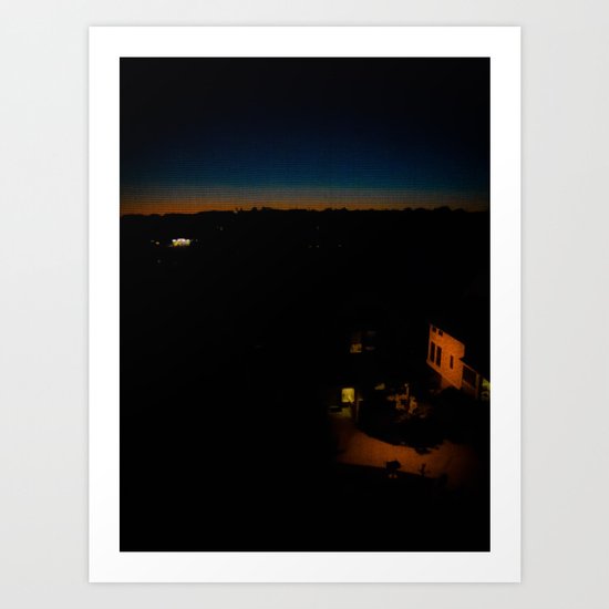 Looking out Art Print