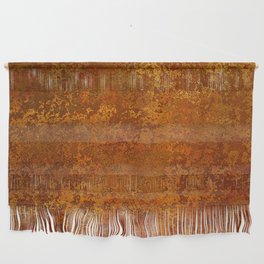 Vintage Copper Rust, Minimalist Art Wall Hanging