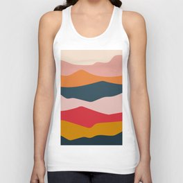 Abstract Landscape spring Unisex Tank Top