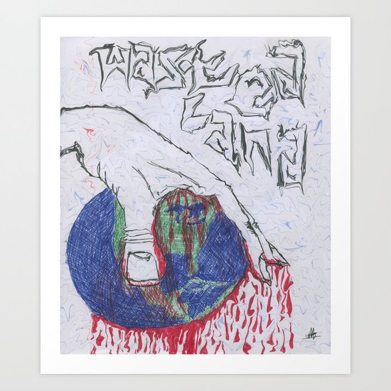 Wasted Land Art Print