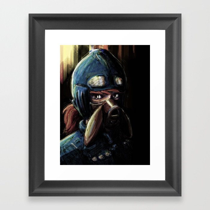 Nausicaa of the Valley of the Wind Framed Art Print
