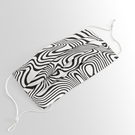 Abstract Zebra Pattern Face Mask