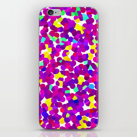 purple pixels iPhone & iPod Skin