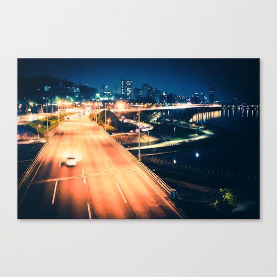 Han River Skyline Canvas Print
