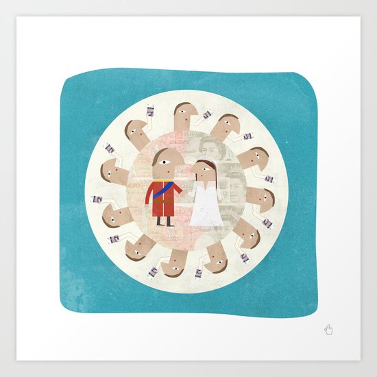 The Royal Wedding - Hyper Value Art Print