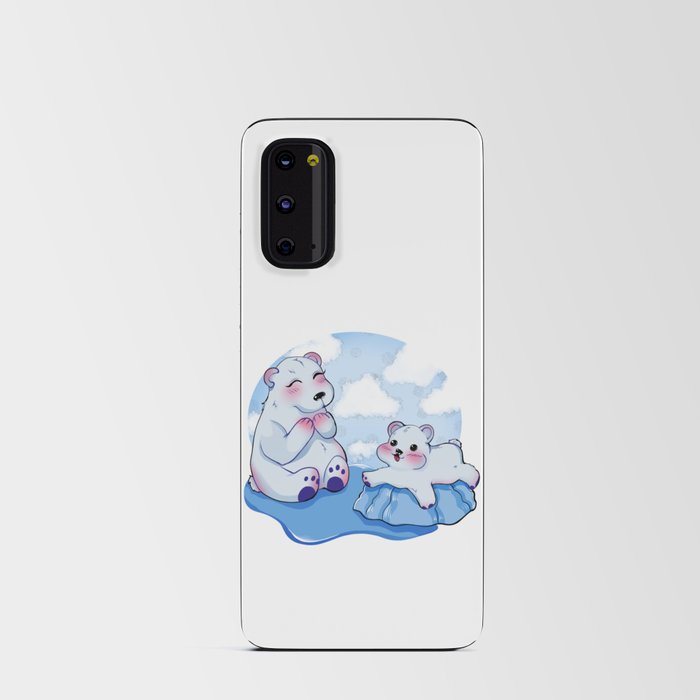 Polar Bears in a Winter Paradise   Android Card Case