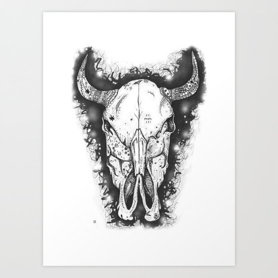 BULL Art Print