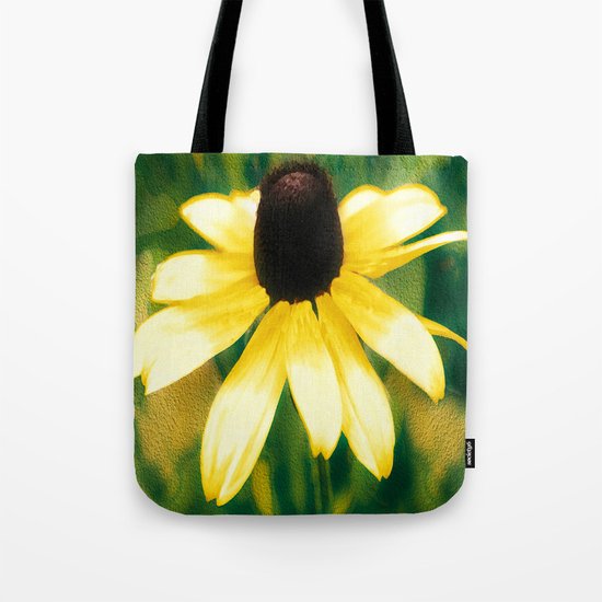 Vibrant Yellow Coneflower Tote Bag
