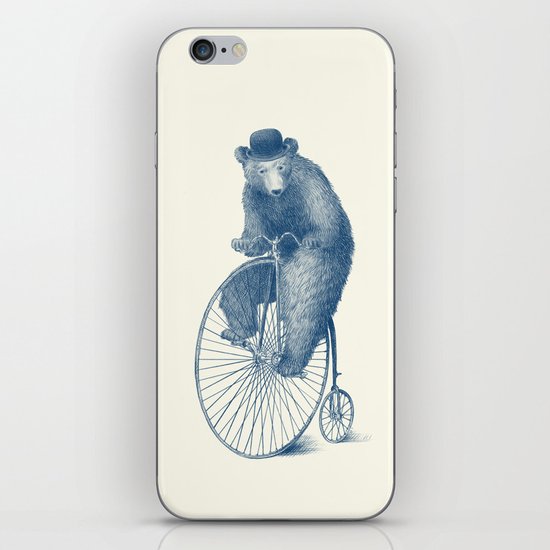 Morning Ride - Blue Option iPhone & iPod Skin