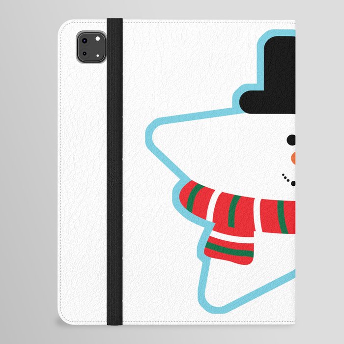 Snowman star iPad Folio Case