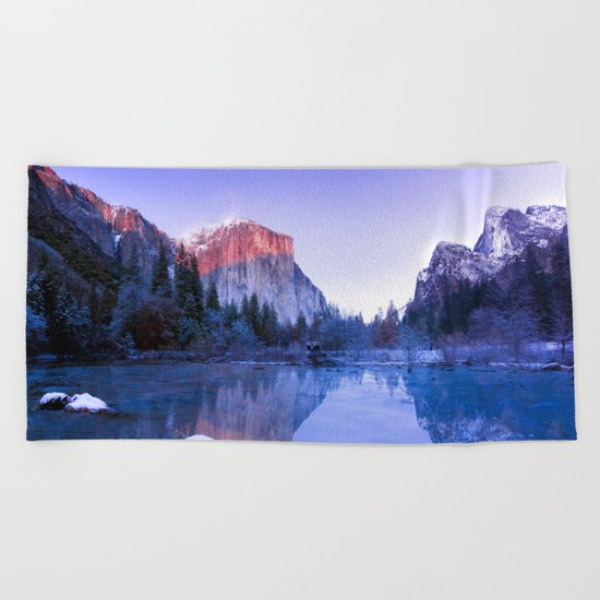 Lake Landscape #photography #society6 #photography Beach Towel
