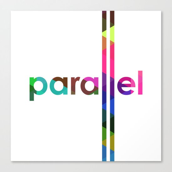 Parallel Canvas Print