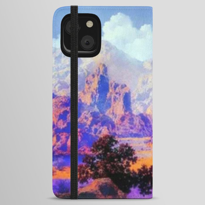 Maxfield Parrish Painting iPhone Wallet Case