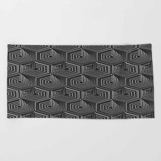 Long Train Running Beach Towel