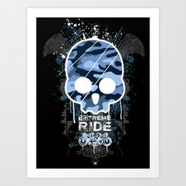Extreme ride Art Print