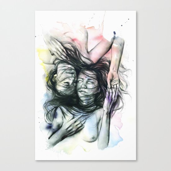 Loneliness my only friend Canvas Print