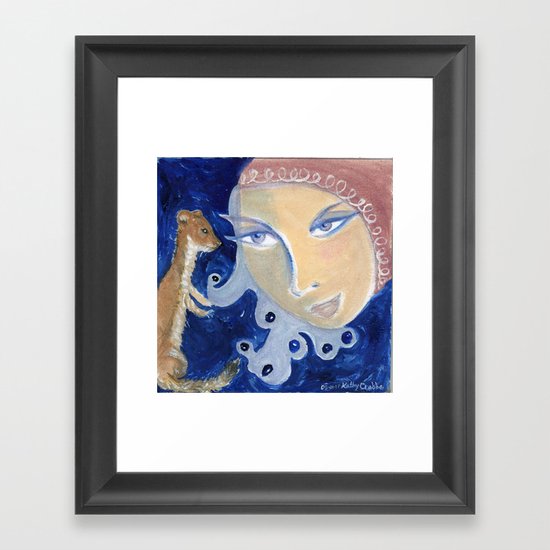 Ermine Gypsy Magic Framed Art Print
