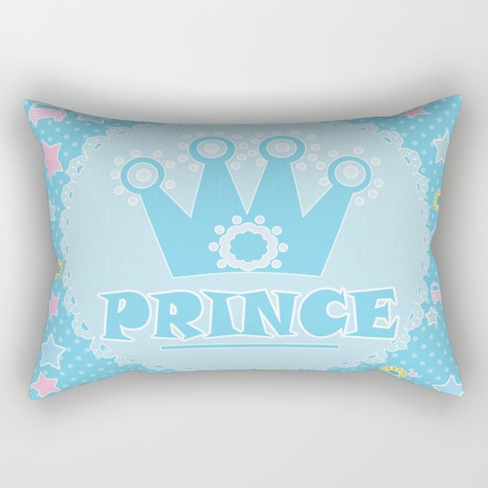 For the little Prince . From the series "Gifts for kids" . Rectangular Pillow