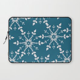 Winter Snowflake Pattern Laptop Sleeve