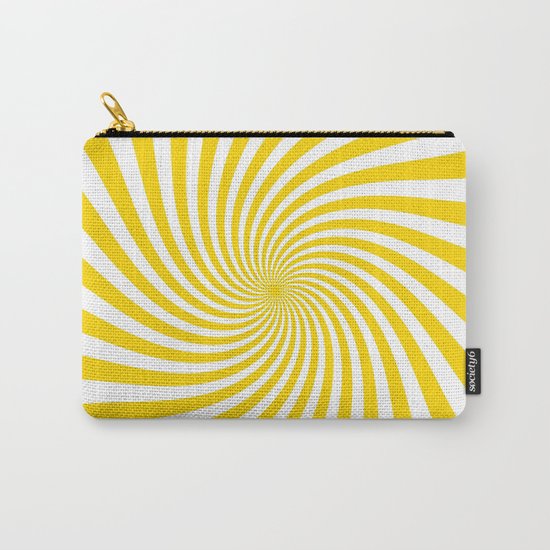 Swirl (Gold/White) Carry-All Pouch