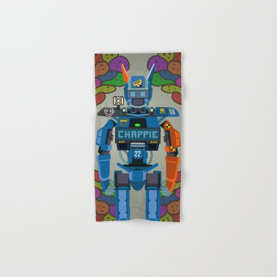 Chappie vector fanart Hand & Bath Towel