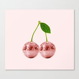 Disco Cherry Canvas Print