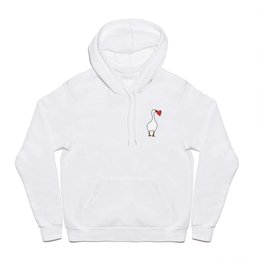 White Goose Steals Heart Hoody