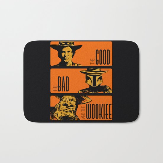 The Good, the bad and the wookiee Bath Mat