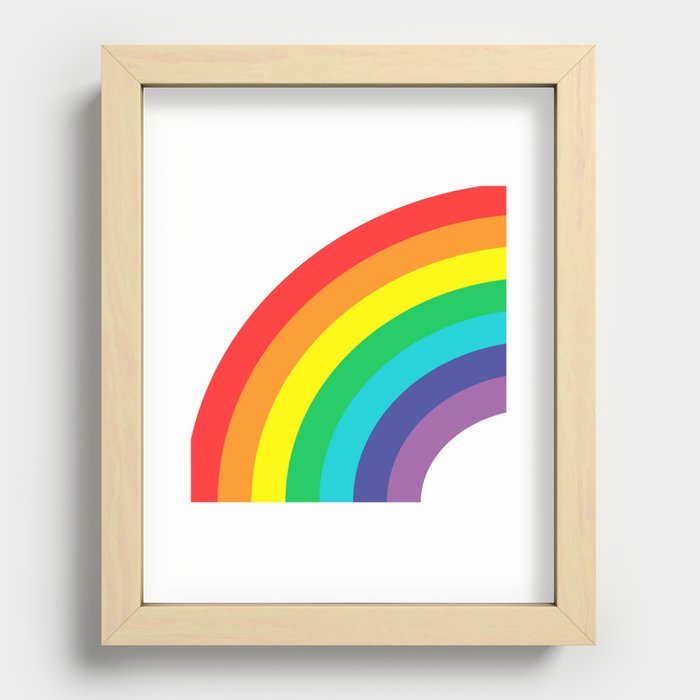 Wave Your Rainbow with Pride Recessed Framed Print