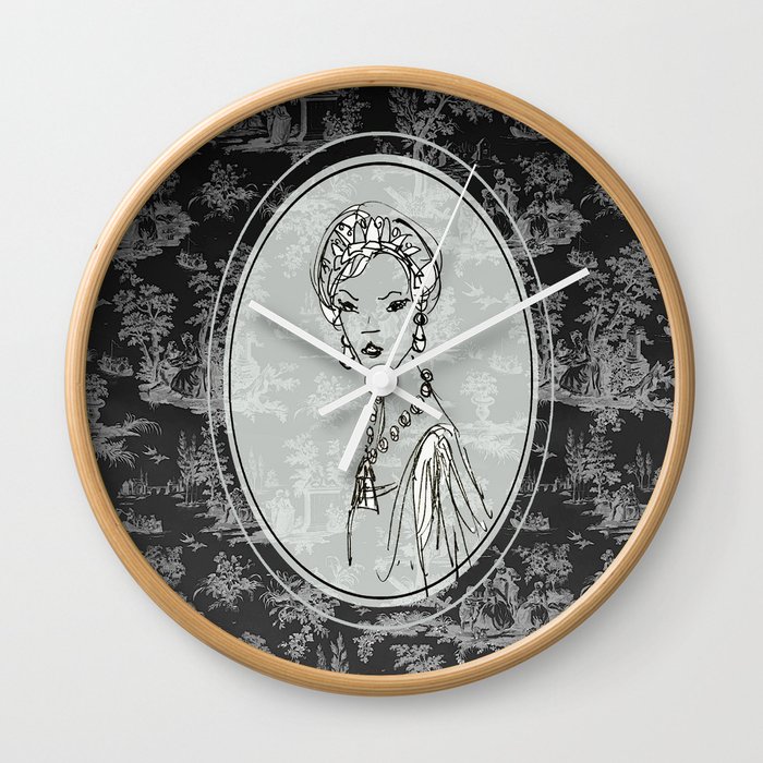 Belle de Jouy 2 Wall Clock