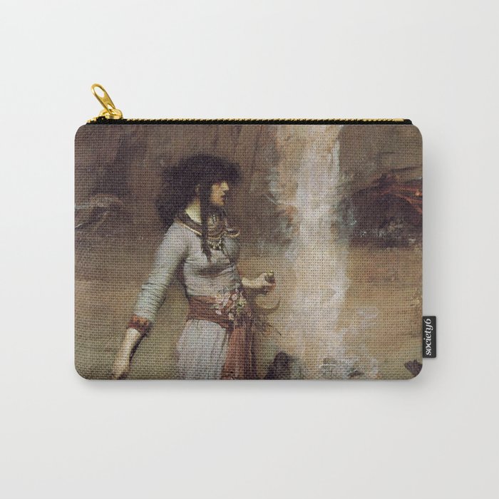 The Magic Circle, John William Waterhouse Carry-All Pouch