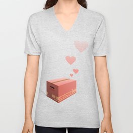 Love Box V Neck T Shirt