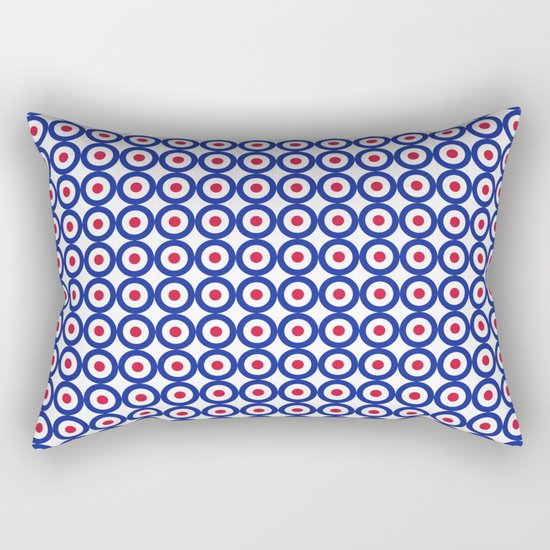 Mod Target Rectangular Pillow