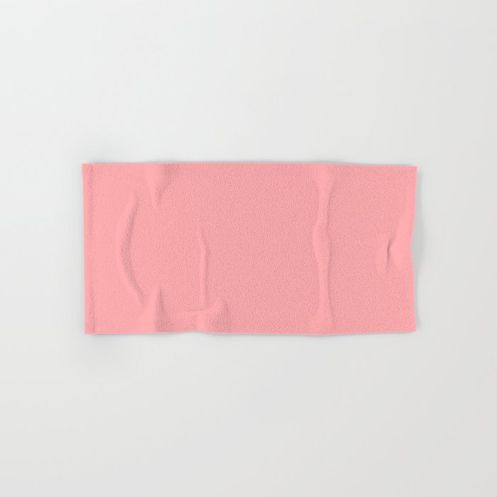 Monochrome pink 255-170-170 Hand & Bath Towel