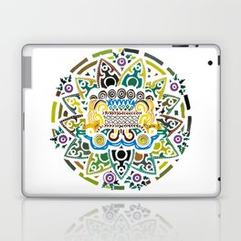 Folk Sunshine Flower  Laptop Skin